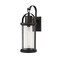 Z-Lite Roundhouse 1 Light Outdoor Wall Sconce, Black And Clear Seedy 569B-BK - alternate 4